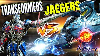 ¿Cuantos JAEGERS se necesitan para derrotar a los TRANSFORMERS (COMBINER)? || Pacific Rim @CyberZone