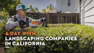 STIHL Battery Tools at Work | A Day With Landscaping Companies in California