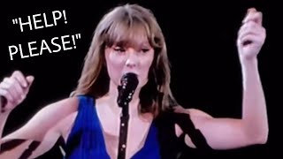 Taylor Swift SCREAMING for Helping Fans on stage at The Eras Tour