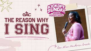 The Reason Why I Sing — Rev. Dr. Allison Henderson-Brooks