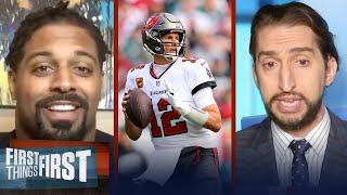 Rams will need to pressure Brady if they want a win vs. Bucs — Cam Jordan | NFL | FIRST THINGS FIRST