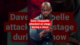 Dave Chappelle attacked on stage during a show #shorts #short