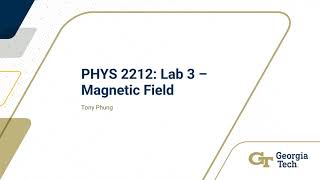 PHYS 2212 - Lab 3