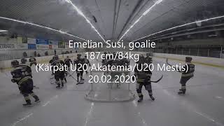 Emelian Susi in action vs SaPKo U20 (20.02.2021)