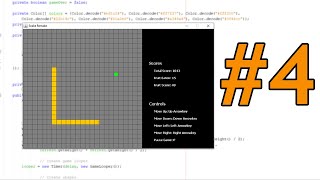 Java Snake game Tutorial - #4: Draw board