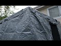 sojag 12 x 20 gazebo wiinter cover installation