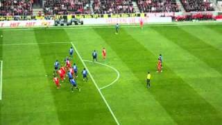 1:0 für den 1.FC Köln gegen den HSV Tor Novakovic