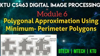 KTU CS463 DIGITAL IMAGE PROCESSING|Polygonal Approximation Using Minimum-Perimeter Polygons|Example