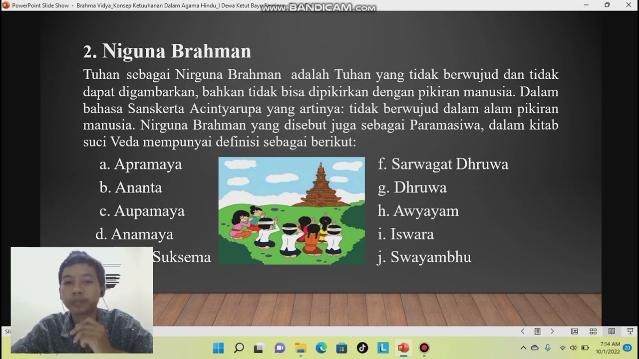 BRAHMA VIDYA, KONSEPSI KETUHANAN DALAM AGAMA HINDU - YouTube