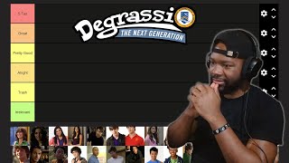 Degrassi Characters Ranking (Seasons 6-10) Tier List!!!