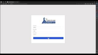 Order Entry Tutorial 1 Initial Log In