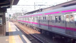 京王8000系準特急桜上水駅通過