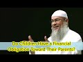 Do Children Have a Financial Obligation Toward Their Parents