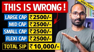 Don't Do This! Fix Your Mutual Funds Portfolio Allocation | How Much to Invest in SIP Per Month