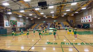 2020 RHS Cheer basketball halftime