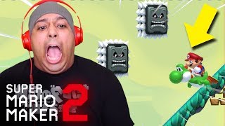 WHO TF IS PATRICIA!? THIS LEVEL IS HARD AF!! [SUPER MARIO MAKER 2] [#32]