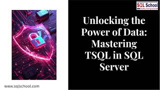 SQL Server TSQL Training on SQL School I #sqlschool #sqlserver