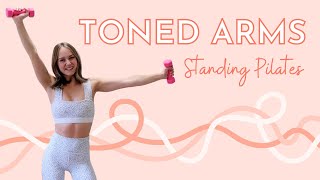 Arm Toning Pilates with weights | Standing Only Workout