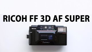 ricoh ff 3d af super.  vintage film camera . リコー ff 3d af review