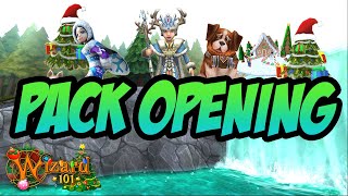 Wizard101 | Old School Christmas Pack Opening!