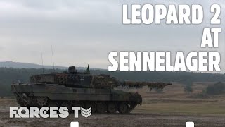 German Leopard 2 Tanks Practise Live-Firing At Sennelager 💥 | Forces TV