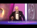 Sir Christopher Lee  Bafa 2011 (Orange British Academy Film and Televisions Awards)