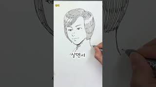 남자 머리 그리기? 단발부터 장발까지 한번에 싹~ 시대별 헤어스타일 #그림 #art #shorts