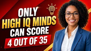"ONLY HIGH IQ MINDS CAN SCORE 4 OUT OF 35 — BUT CAN YOU BEAT THE CODE? 🧠💪👨‍💻"