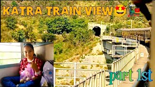 Katra mata vaishnodevi trip by train🚂🚇😱