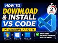 How to Install Visual Studio Code (VS Code) on Windows 11  in 2 minutes| 2026 Beginner Guide