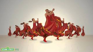 Sesame Street: 9 Spanish Dancers