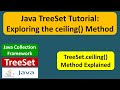 Java TreeSet Tutorial: Exploring the ceiling() Method | Java Collection Framework