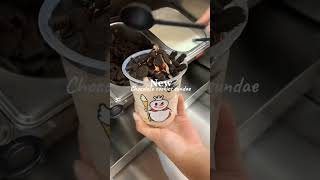 menu baru mixue  chocolate cookies sundae #mixue #icecreamviral #shots