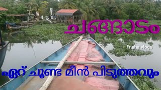 Vembanad kaayaliloode oru changaada yathra/nadan reethiyil meen pidutham/earu choonda fishing