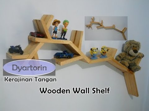 Kerajinan Tangan Rak Dinding Unik Dari Kayu Palet Bekas | Wooden Wall ...