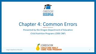 Chapter 4 - Common Errors