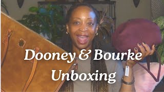 Unboxing & Review: Dooney & Bourke Suede Tote and Banana Republic Vegan Suede Crossbody