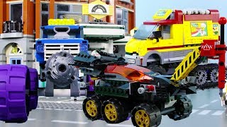 LEGO Experimental Vehicles STOP MOTION LEGO Trucks, Cars, Excavation | LEGO Vehicles | Billy Bricks