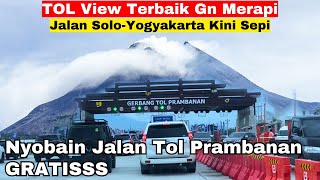 Jalan Jogja-Solo Kini Jadi Sepi❗️Semua Masuk Tol Tarifnya Gratis Lewat Gerbang Tol Prambanan Klaten