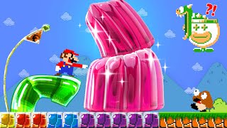 Super Mario Bros. But but Everything Mario Touches Turn to Jelly...? | Good Mario