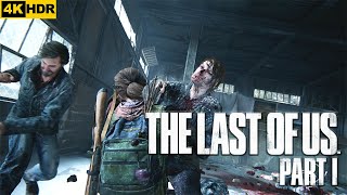 The Last of Us Remake (PS5) - Ellie and David fight the infected [4k60 HDR]