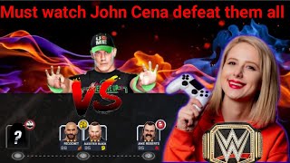 John Cena Vs 4 wrestlers fight for WWE championship title : official ramneet gameplay