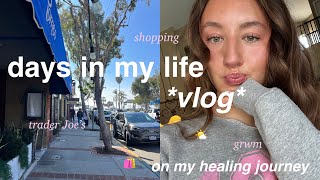 Days in my life *vlog* 🩷 on my healing journey! Shopping, Trader Joe's, get ready with me, hauls,