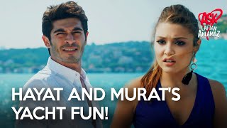 Hayat and Murat's yacht fun! | Pyaar Lafzon Mein Kahan