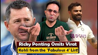 Ricky Ponting Omits Virat Kohli from the 'Fabulous 4' List!