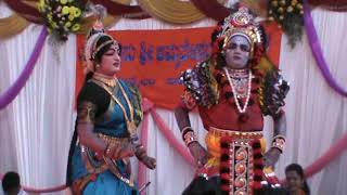 Yakshagana Natya Vaibhava @ Sri Amritheshwara Temple Vamanjoor / surarige gandharvarige parinaya ..