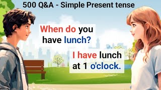 English Speaking Practice | Simple Present Tense Practice | English Conversation Practice