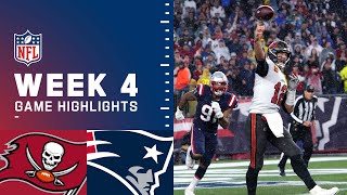 Buccaneers vs. Patriots Week 4 Highlights | NFL 2021