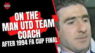 On Board Man Utd Team Coach After 1994 FA Cup Final