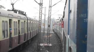 12663 HOWRAH-TIRUCHCHARAPALLI with HWH WAP-4 racing with an FAST EMU!